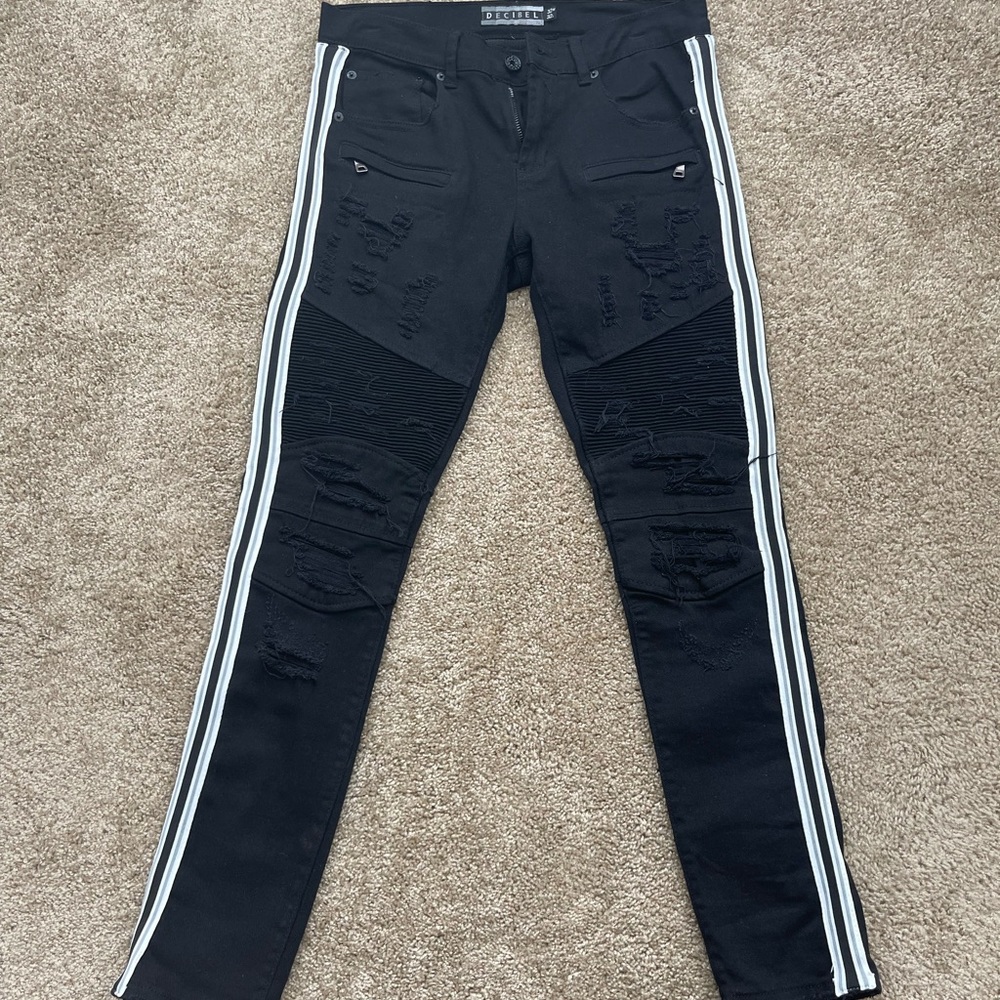 Mens ripped jeans